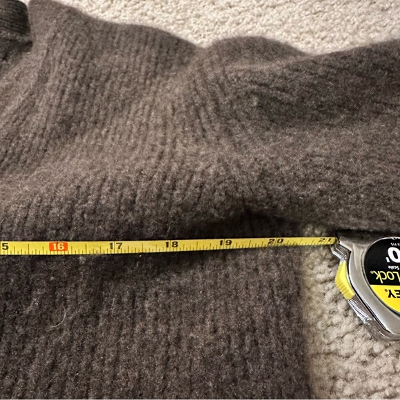 Quince Women’s Mongolian Cashmere Oversized Boyfriend Cardigan Sweater Brown S - Picture 7 of 9